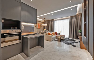 Houzz Tour: Resale Condo is Stylish with Space-Saving Design