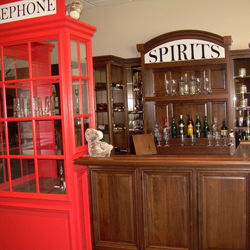 Phone Booth  & Walnut Bar- Germantown Display
