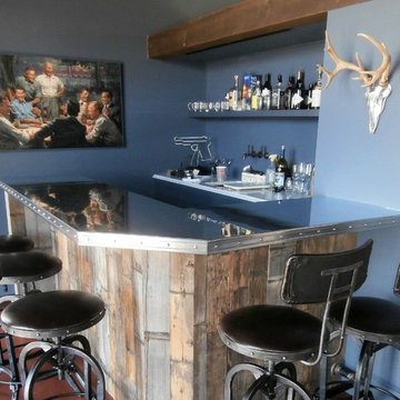 Polished Zinc Bar Top
