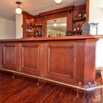 Quartersawn Oak Bar