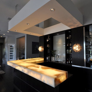 Idee per un angolo bar moderno