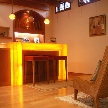 Rooms - Home Bars - With Antique Chinese Design Elements