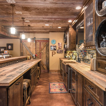 Rustic Basement Finish
