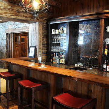 Rustic Home Bar