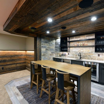 Rustic Style- Home Bar