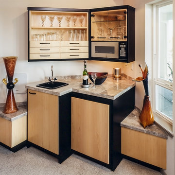 Scenic Heights modern bar