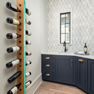 Scullery With Custom Wine Rack