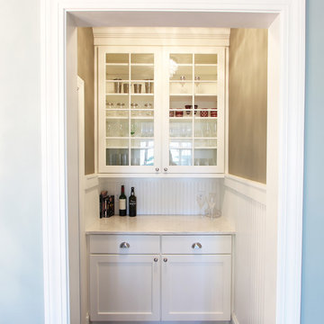 Small Butler's Pantry Between Dining Room and Kitchen