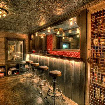 Speakeasy home bar