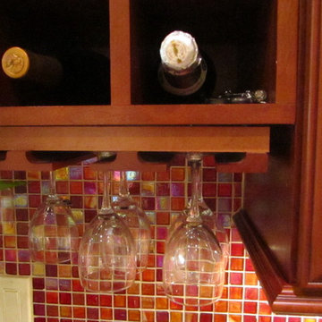 Stemware has its own space.