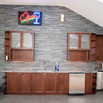 Stunning Stone Home Bar