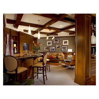 the Castaway Grand - Transitional - Home Bar - Tampa - by Marc ...