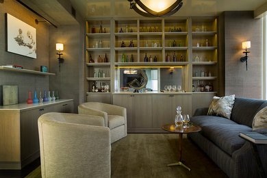Trendy home bar photo in San Francisco