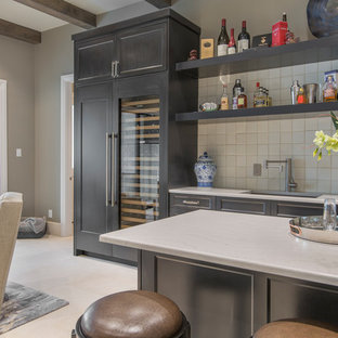 Transitional English Manor Game Room