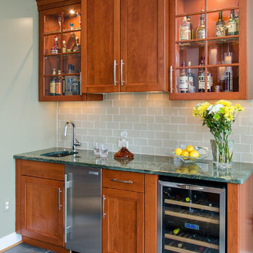 Transitional Kitchens #1 Bar Area