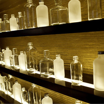 Transitional Modern Bar