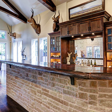 Trophy Room Addition in Houston, Texas - In-Home Bar (Alternate)