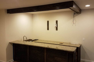 Home bar - craftsman home bar idea in DC Metro