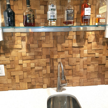 Wet Bar with Beer Tap