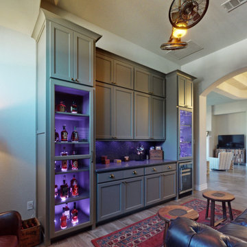 Whiskey Bar w/Color Changing Lights