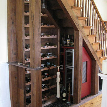 Wine Bar Under Stairs