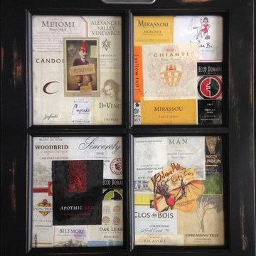 Wine Labels Collage