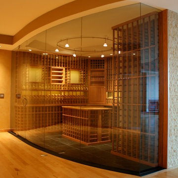 Wine Room Glass Wall