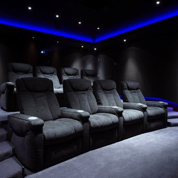 Basement Cinema room - seating detail