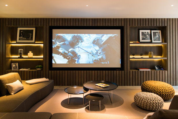 Contemporáneo Cine en casa by Nash Baker Architects