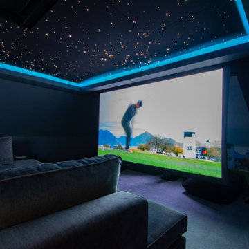 Bepsoke Home Cinema in Top Floor Attic Room