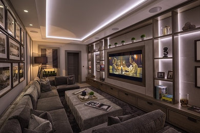 Photo of a home cinema in London.