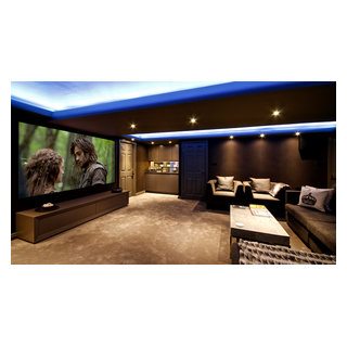 Home Cinema Room - Contemporary - Home Theater - Other - by Betts Interiors