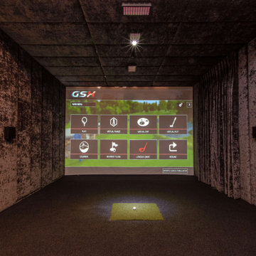 Orangery Golf Simulator & Home Cinema Installation