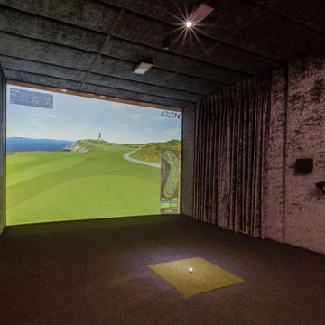 Orangery Golf Simulator & Home Cinema Installation