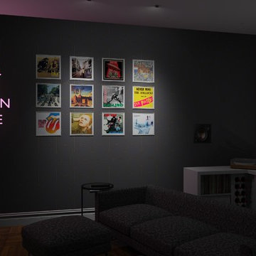 Unique Movie and Music Room