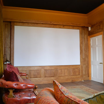 Victorian Manor House Cinema Room