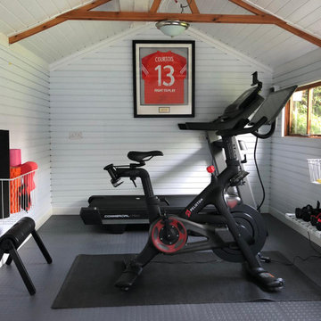 A sleek home gym for The Runner Beans