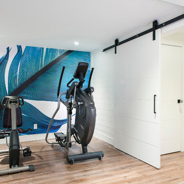 Airy Basement Home Gym