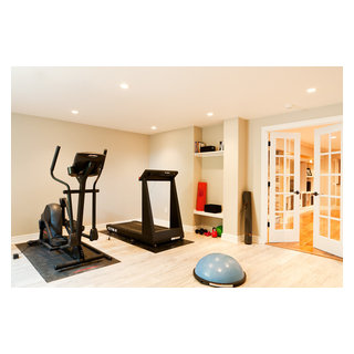 Basement Gym - Contemporary - Home Gym - New York - by Aesthetic ...