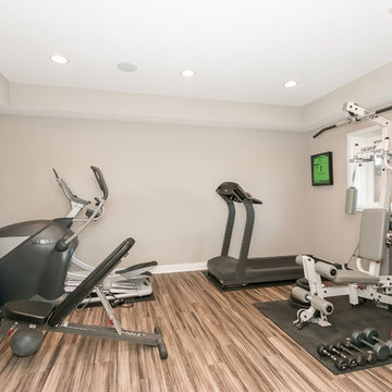 Basement Gym Workout Area