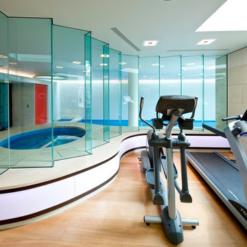 Basement pool in London