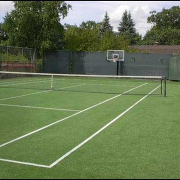 Basketball & Tennis Court Hybrid