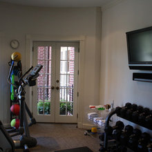 Convert office to workout room