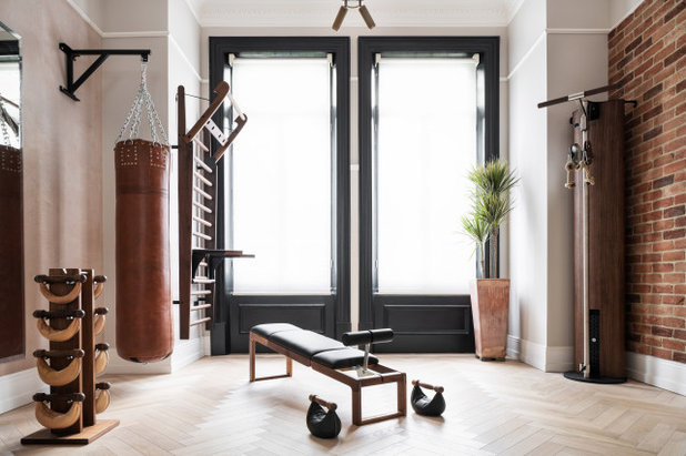 Industrial Home Gym by NW3 Interiors Ltd