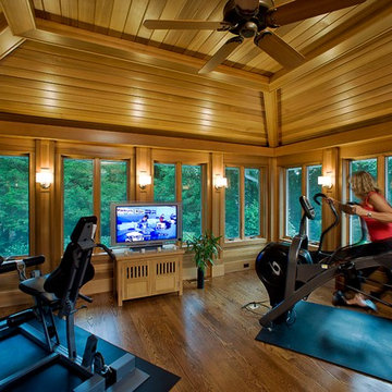 Bergen County, NJ - Contemporary - Home Gym