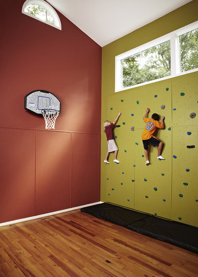 Transitional Home Gym by Designing Solutions