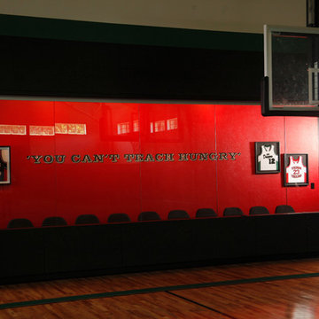 Black & Red Home Gymnasium & Gym