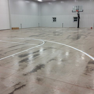 Brian B's Pro Dunk Platinum Basketball System on a 60x80 in Greenfield, OH