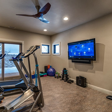 Control4 Home Gym with Sonos Playbar