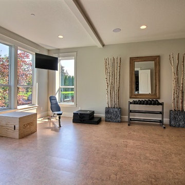 Exercise Room in Daylight Basement : The Cadence : 2018 Parade of Homes